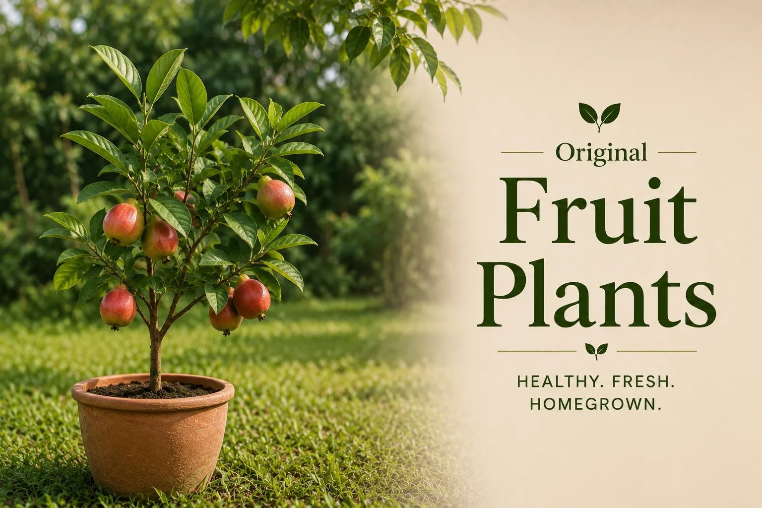 Premium Fruit Plants | Pot It Premium grafted fruit plants for home gardens